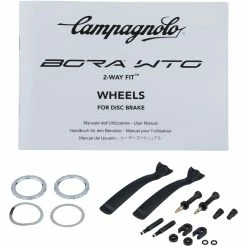 Campagnolo® Bora WTO 45 Carbon Disc Center Lock 28" Laufradsatz -Crankbrothers Verkäufe 322913