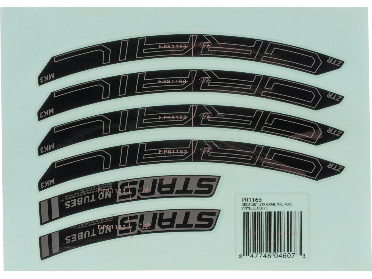 Notubes Decal-Set Für ZTR Grail MK3 3 Notubes Decal-Set Für ZTR Grail MK3