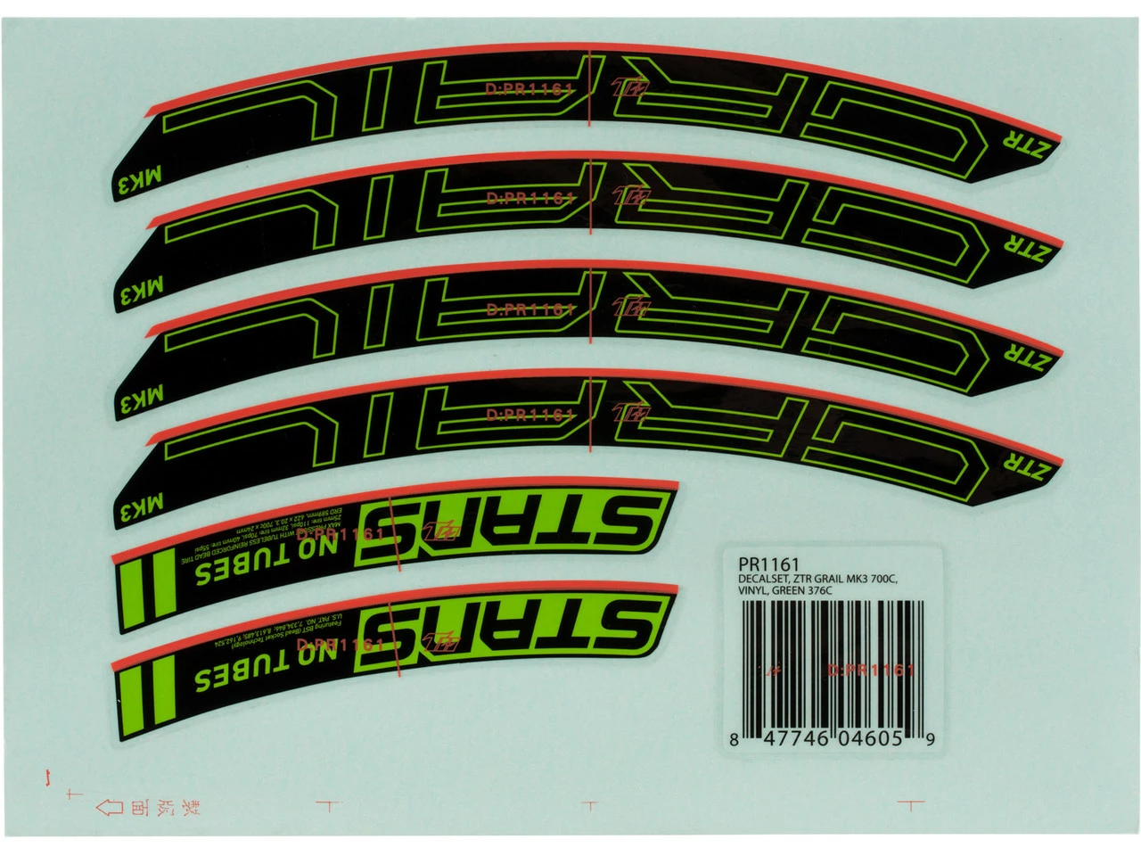 Notubes Decal-Set Für ZTR Grail MK3 5 Notubes Decal-Set Für ZTR Grail MK3 – Bild 3