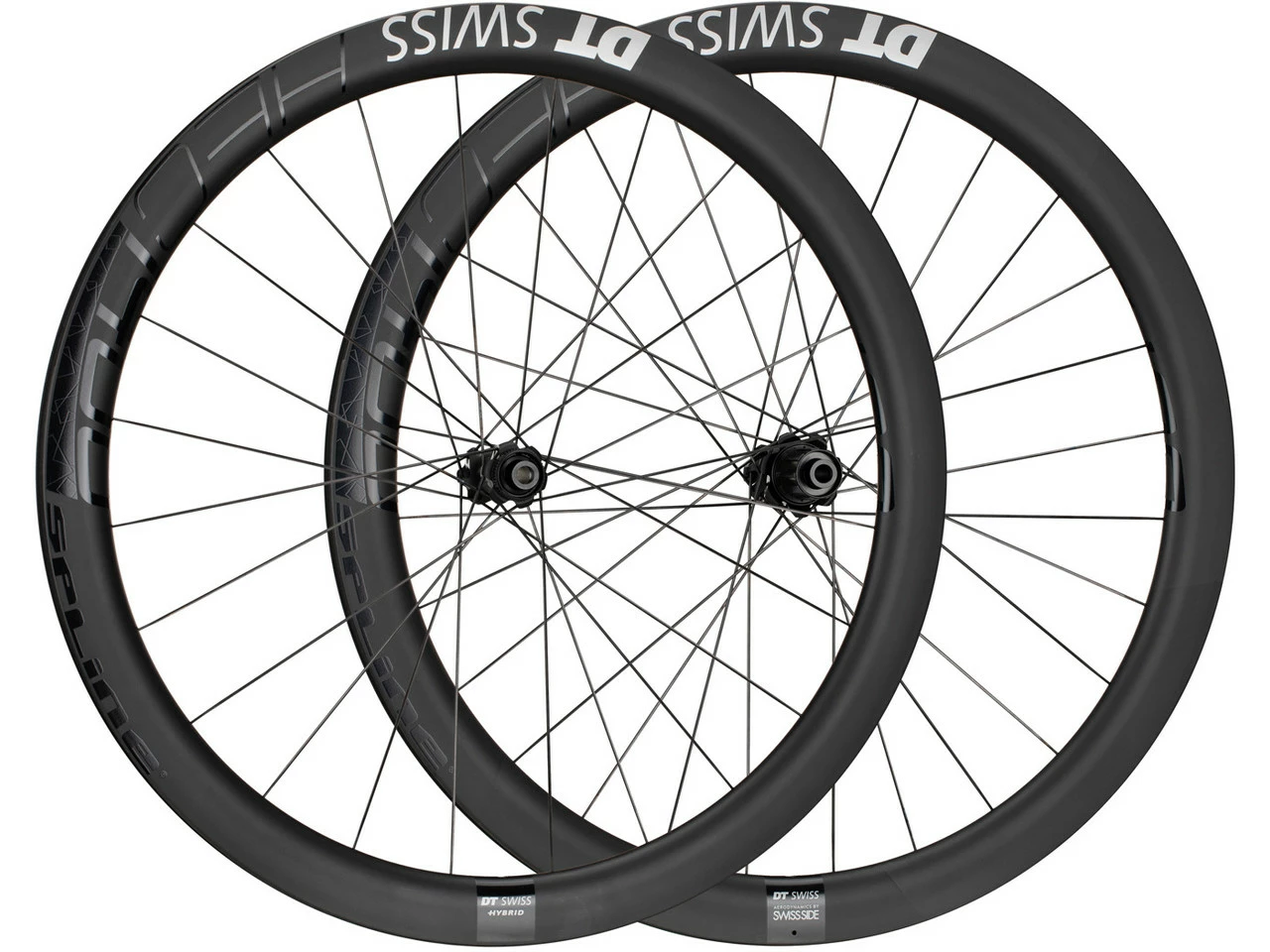 Dt-swiss HEC 1400 SPLINE 47 Carbon Disc Center Lock Hybrid 28" Laufradsatz 3 Dt-swiss HEC 1400 SPLINE 47 Carbon Disc Center Lock Hybrid 28" Laufradsatz